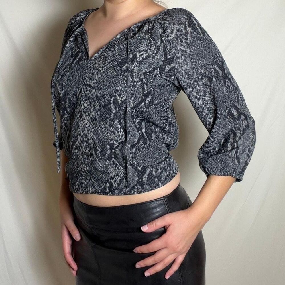 Loft Women's Grey Blouse